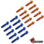 Race Craft Aluminium Tapping Screw Sets (10pc)